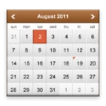 month calendar widget android application logo